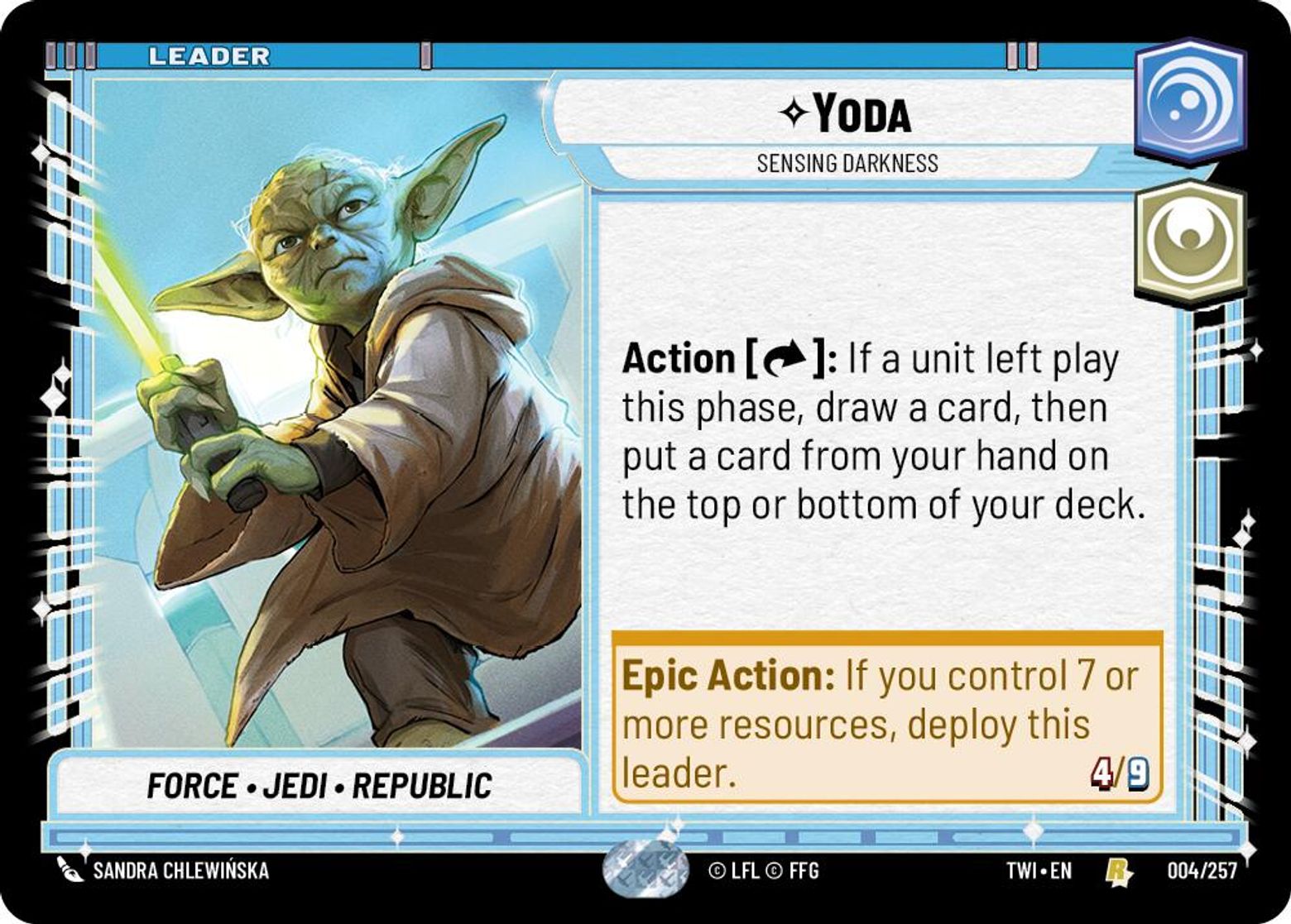 Yoda, Sensing Darkness