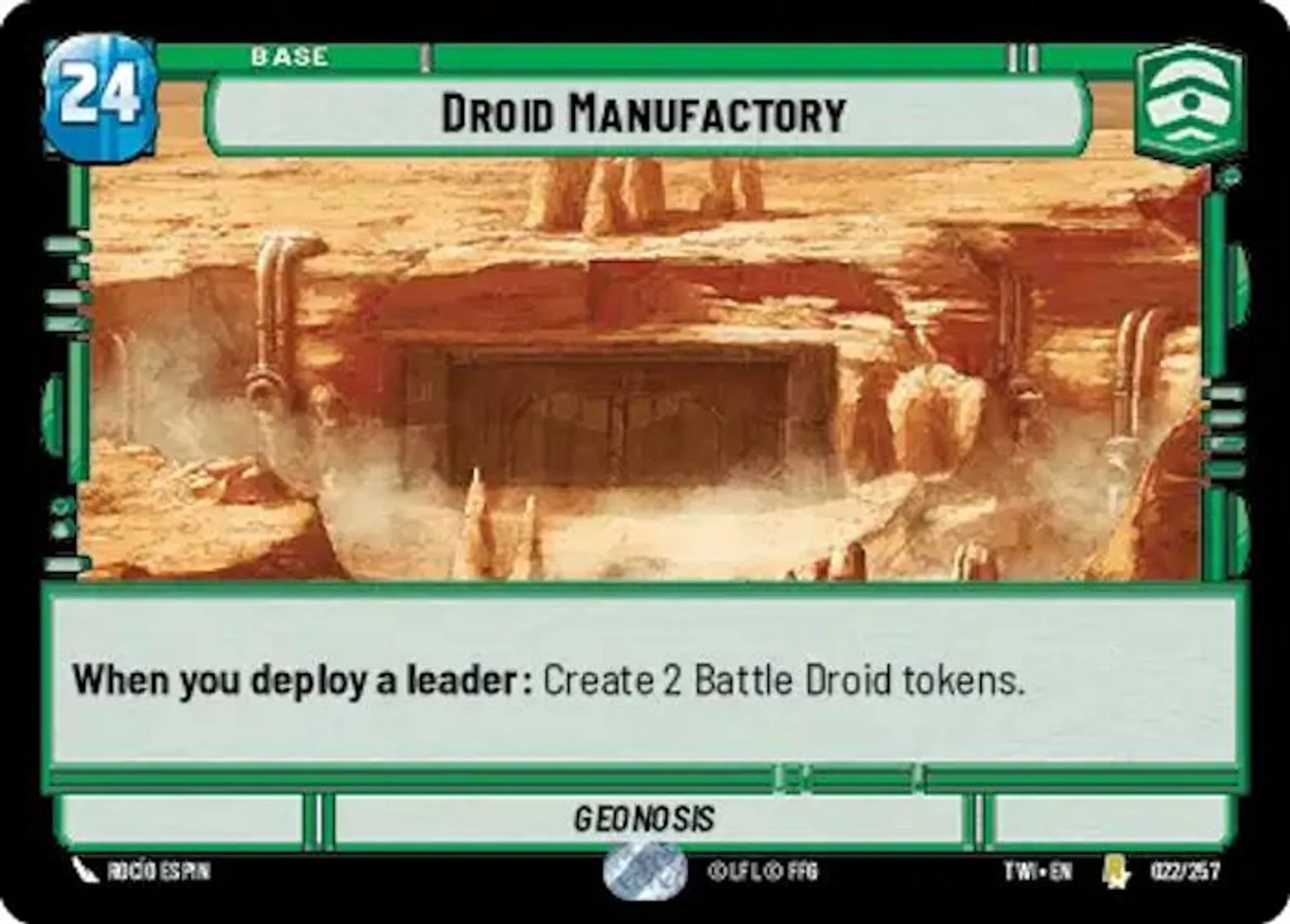 Droid Manufactory card art