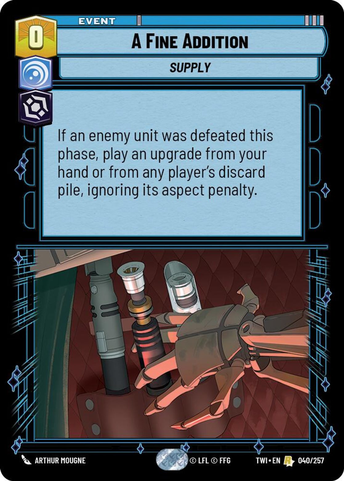 A Fine Addition card art