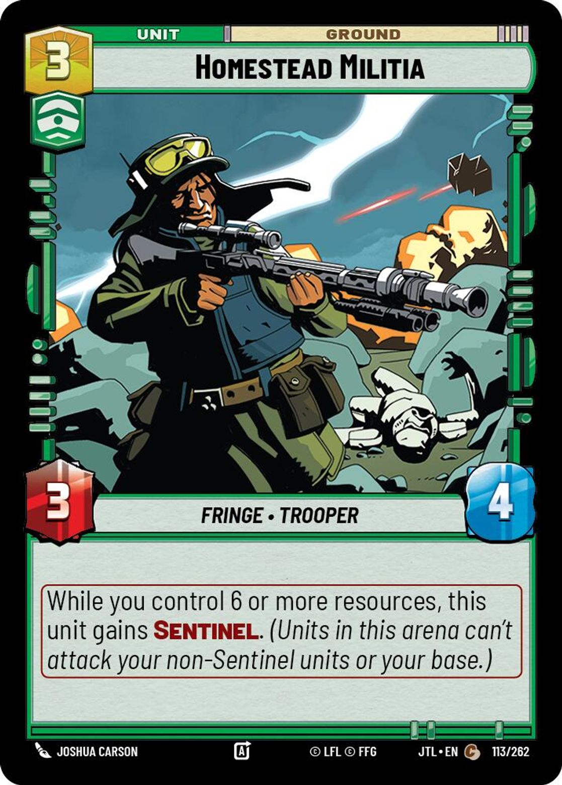 Homestead Militia card art