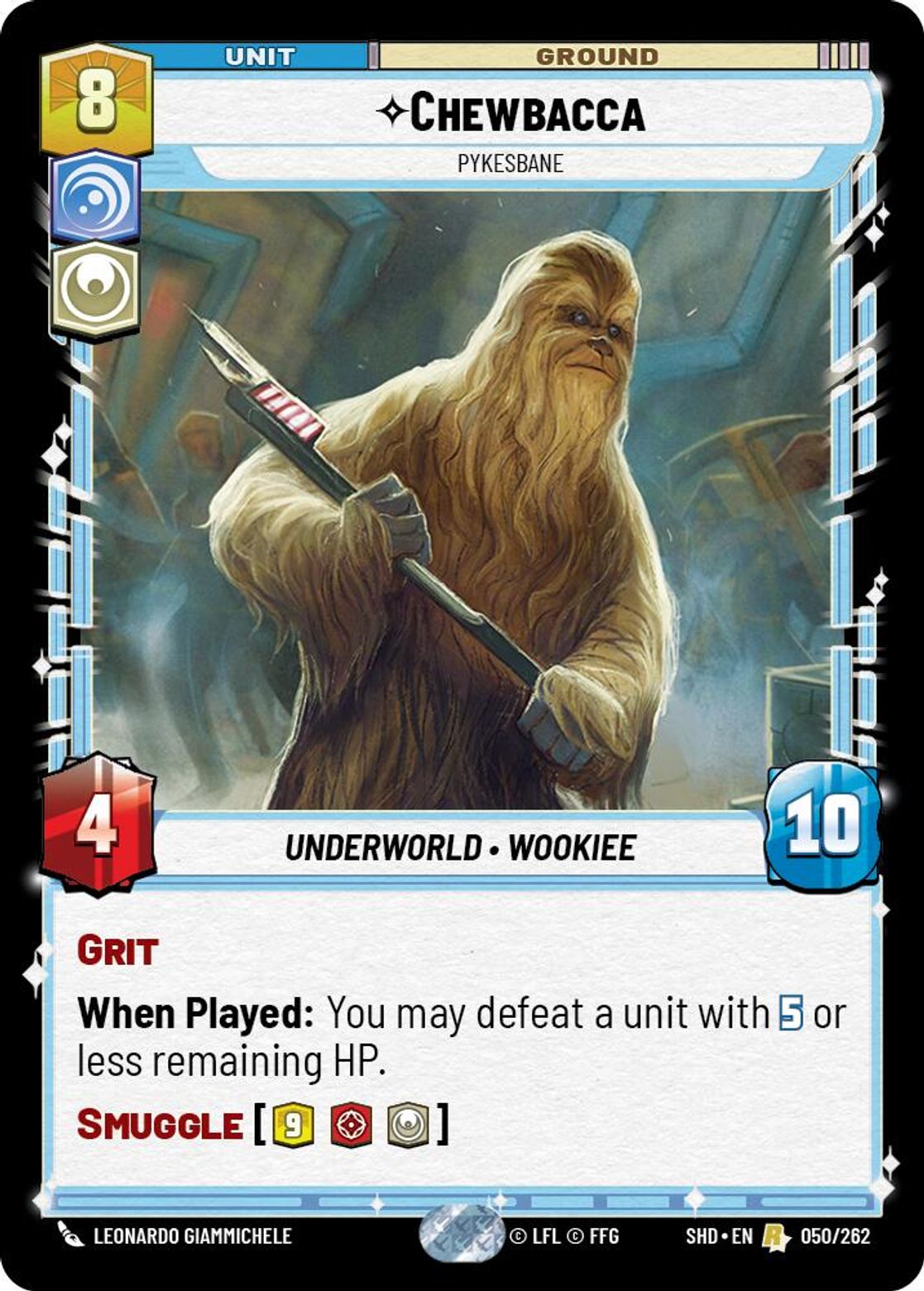 Chewbacca, Pykesbane card art
