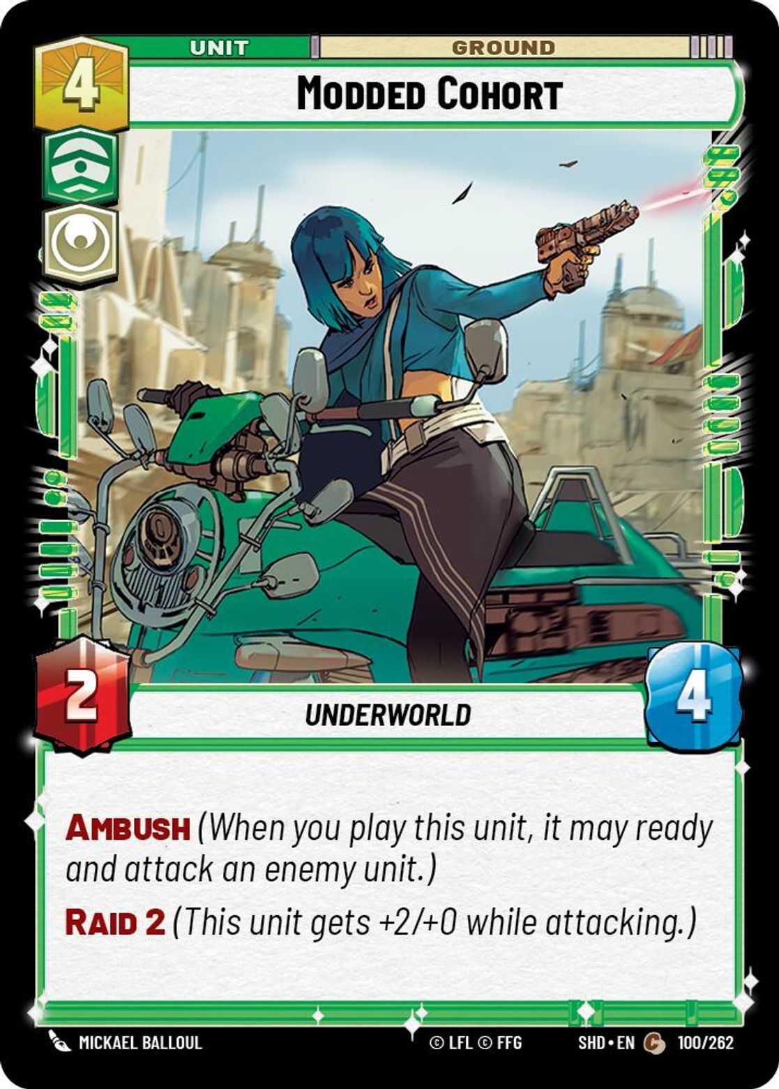 Modded Cohort card art