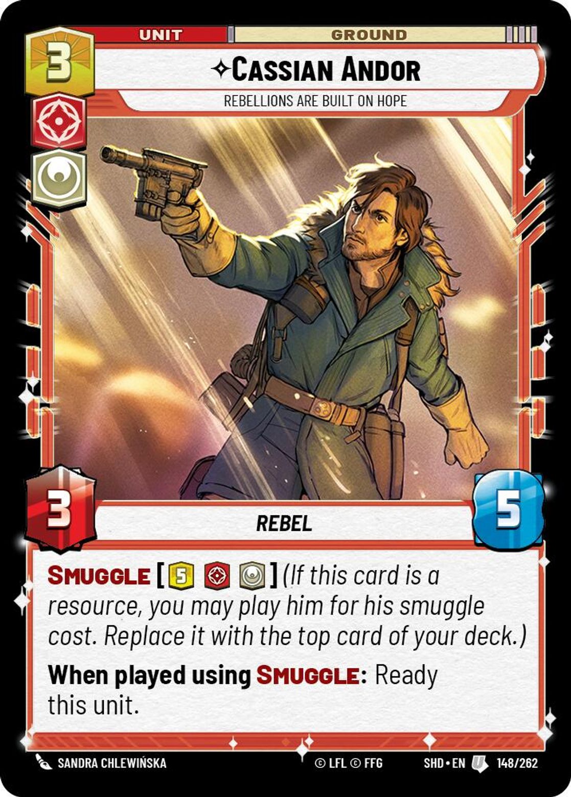 Cassian Andor, Rebellions Are Built On Hope card art