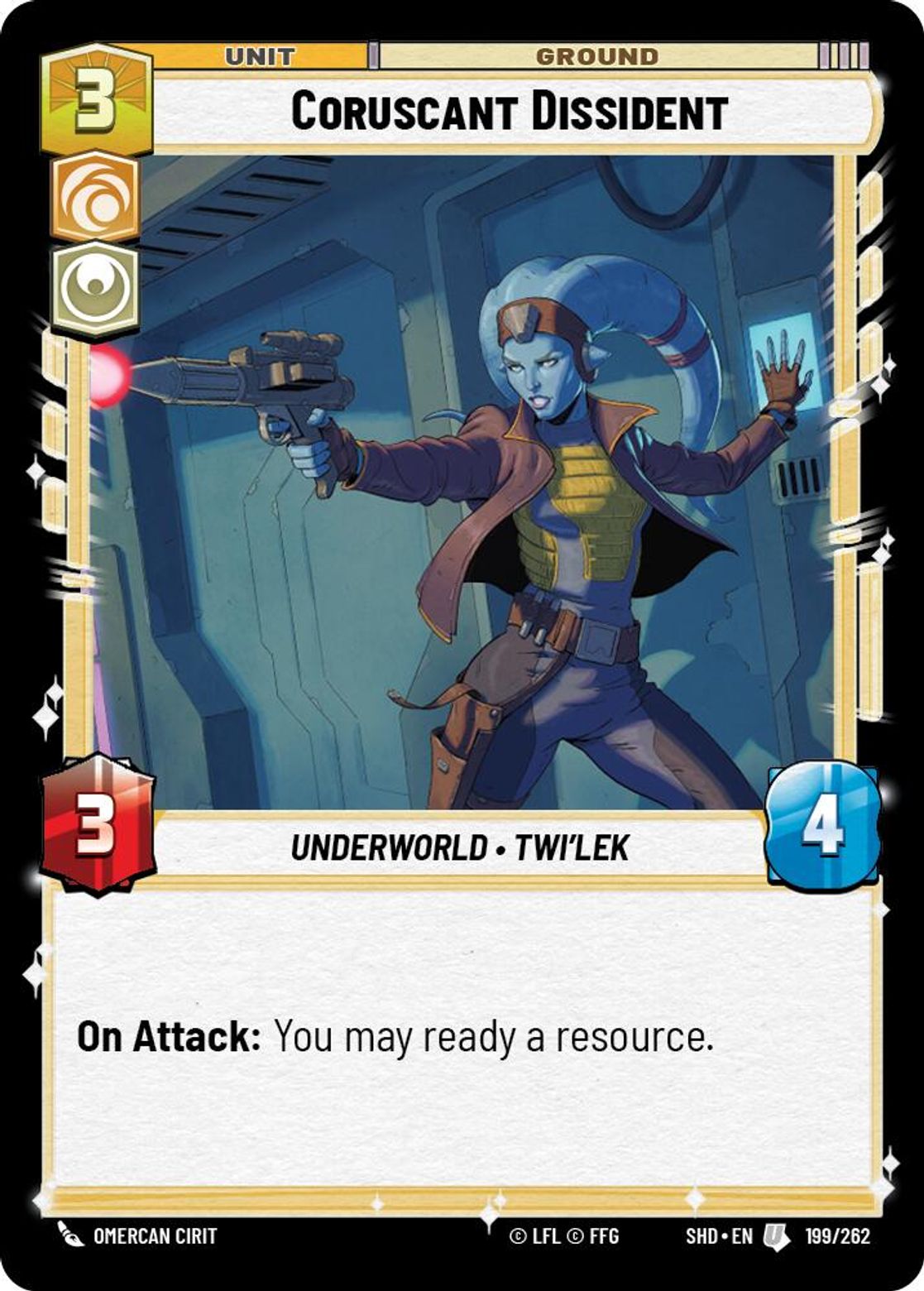 Coruscant Dissident card art