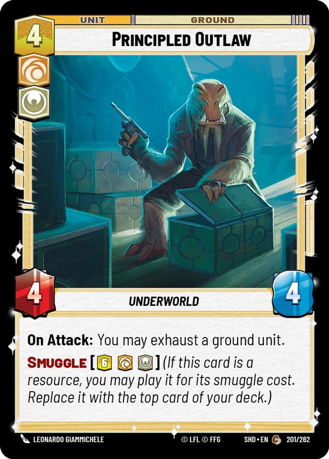 Principled Outlaw card art