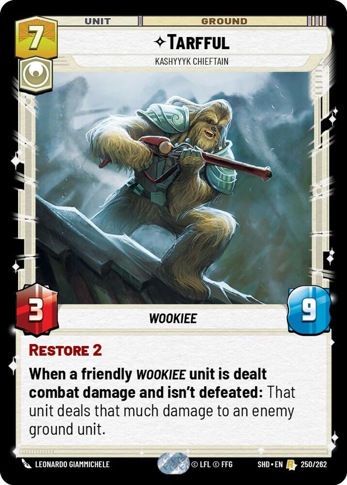 Tarfful, Kashyyyk Chieftain card art