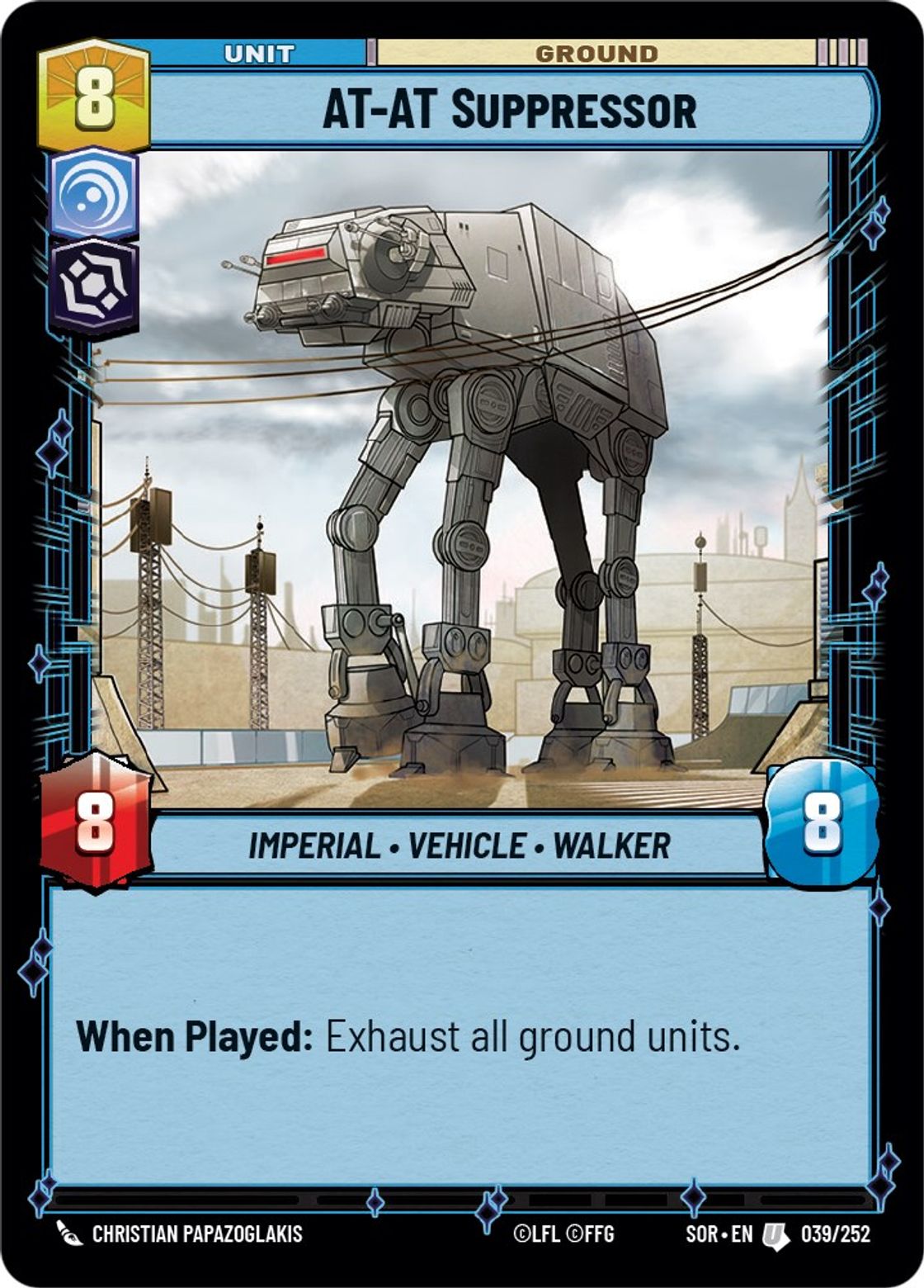 AT-AT Suppressor card art