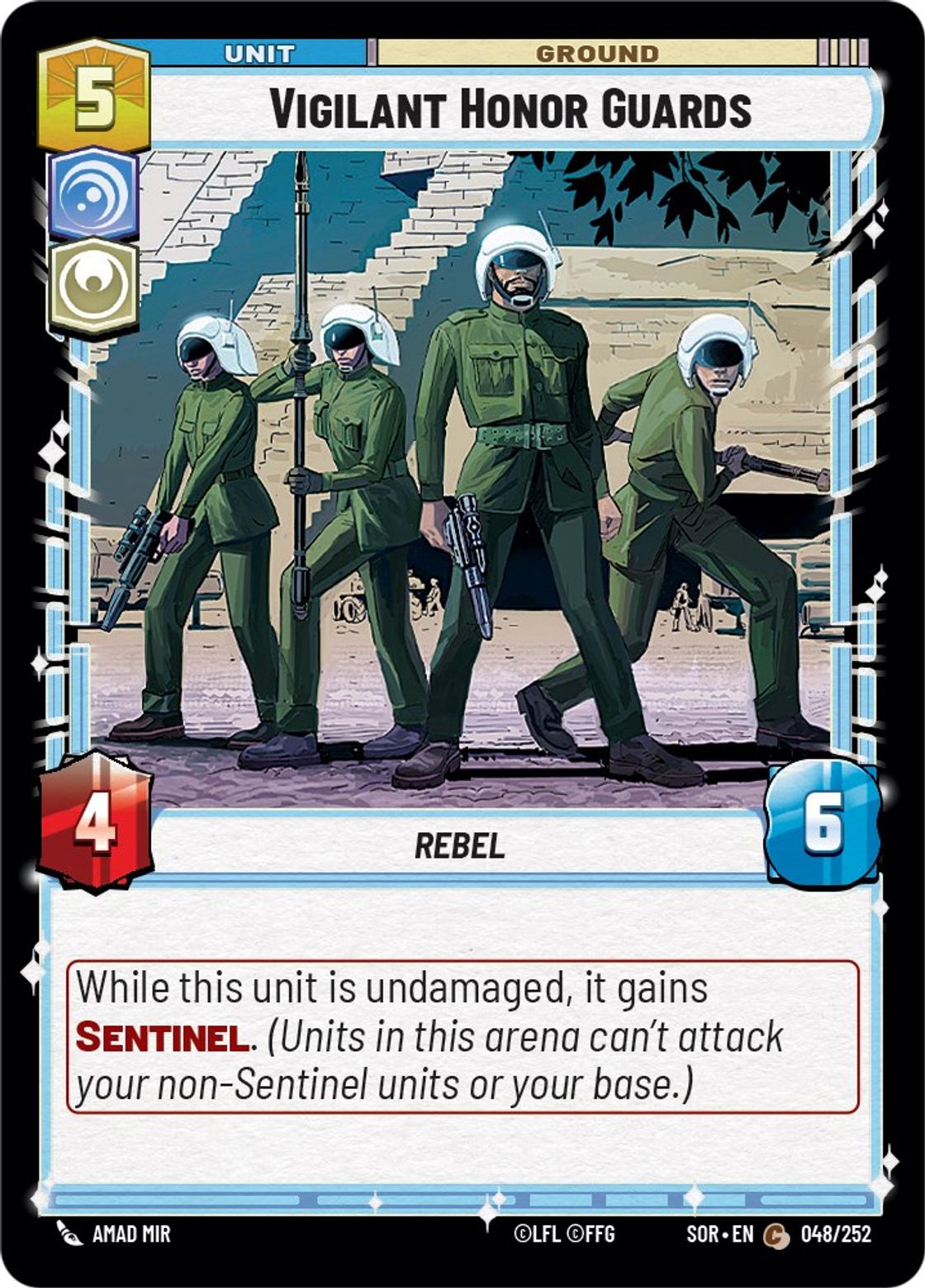 Vigilant Honor Guards card art