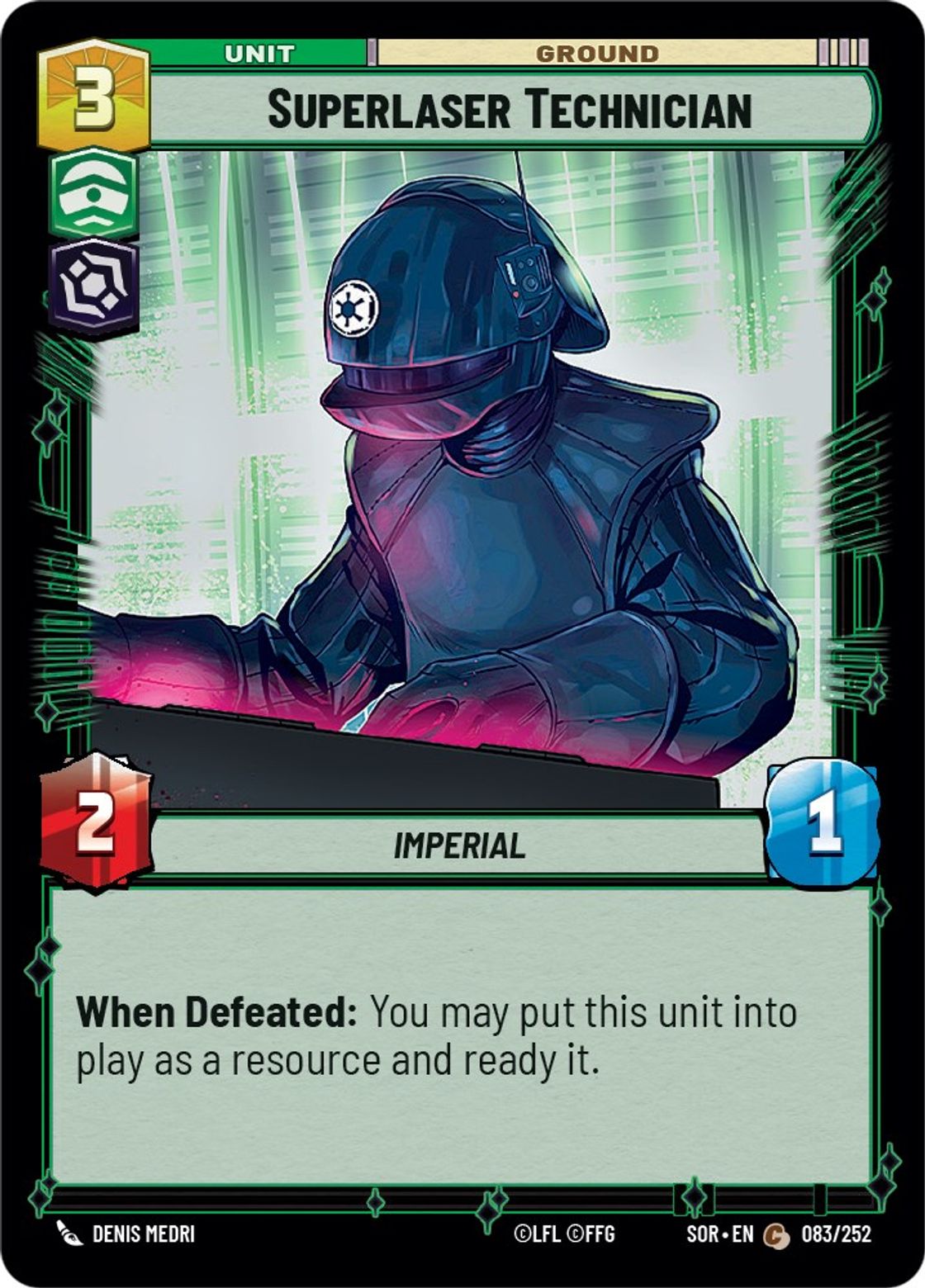 Superlaser Technician card art