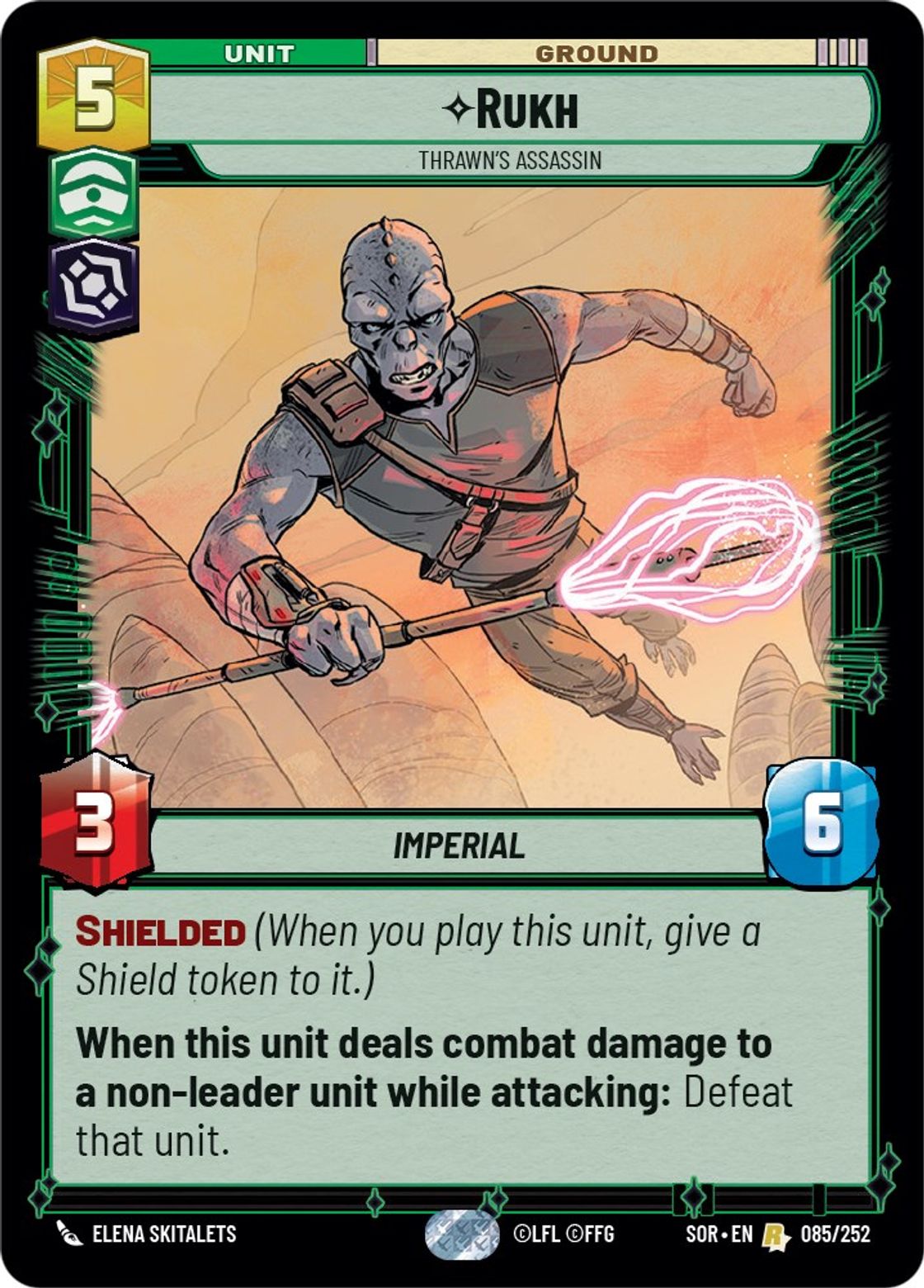 Rukh, Thrawn's Assassin card art