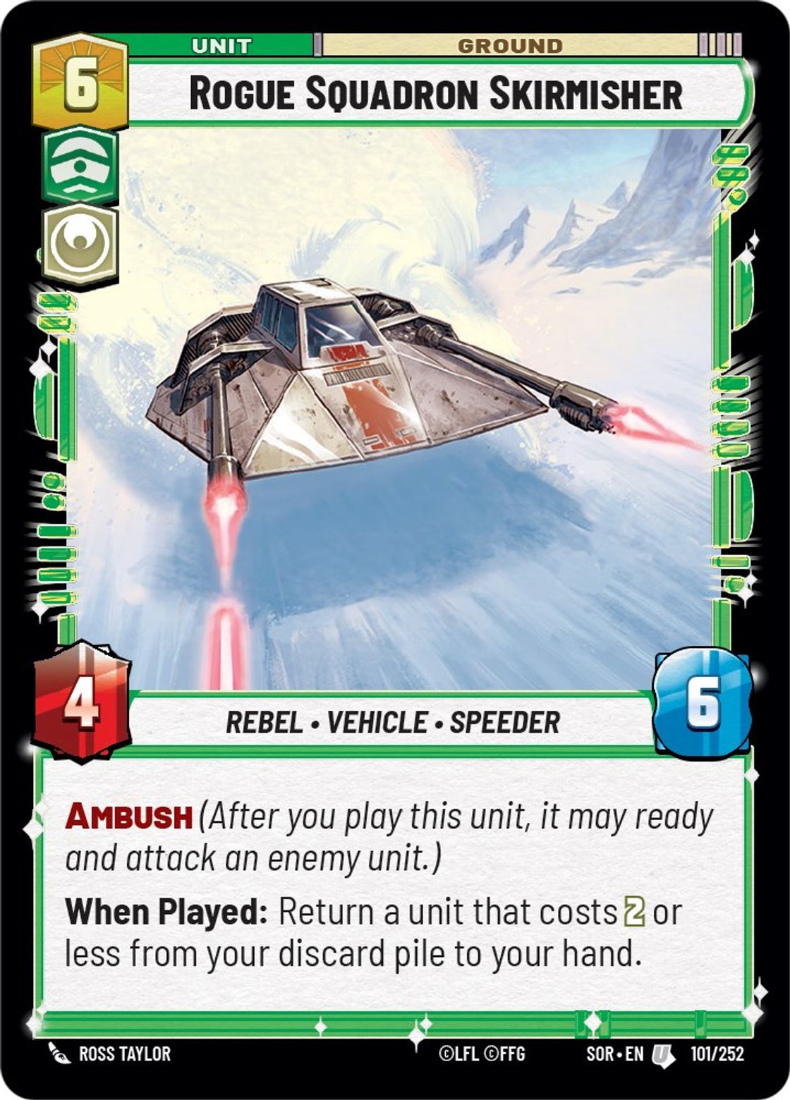 Rogue Squadron Skirmisher card art