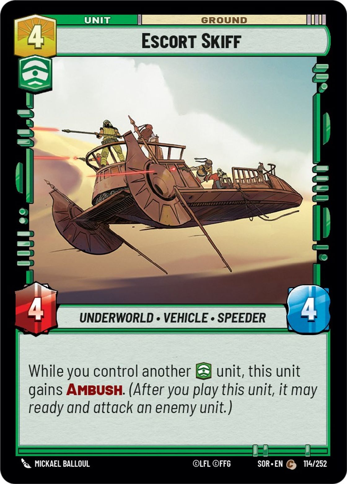 Escort Skiff card art