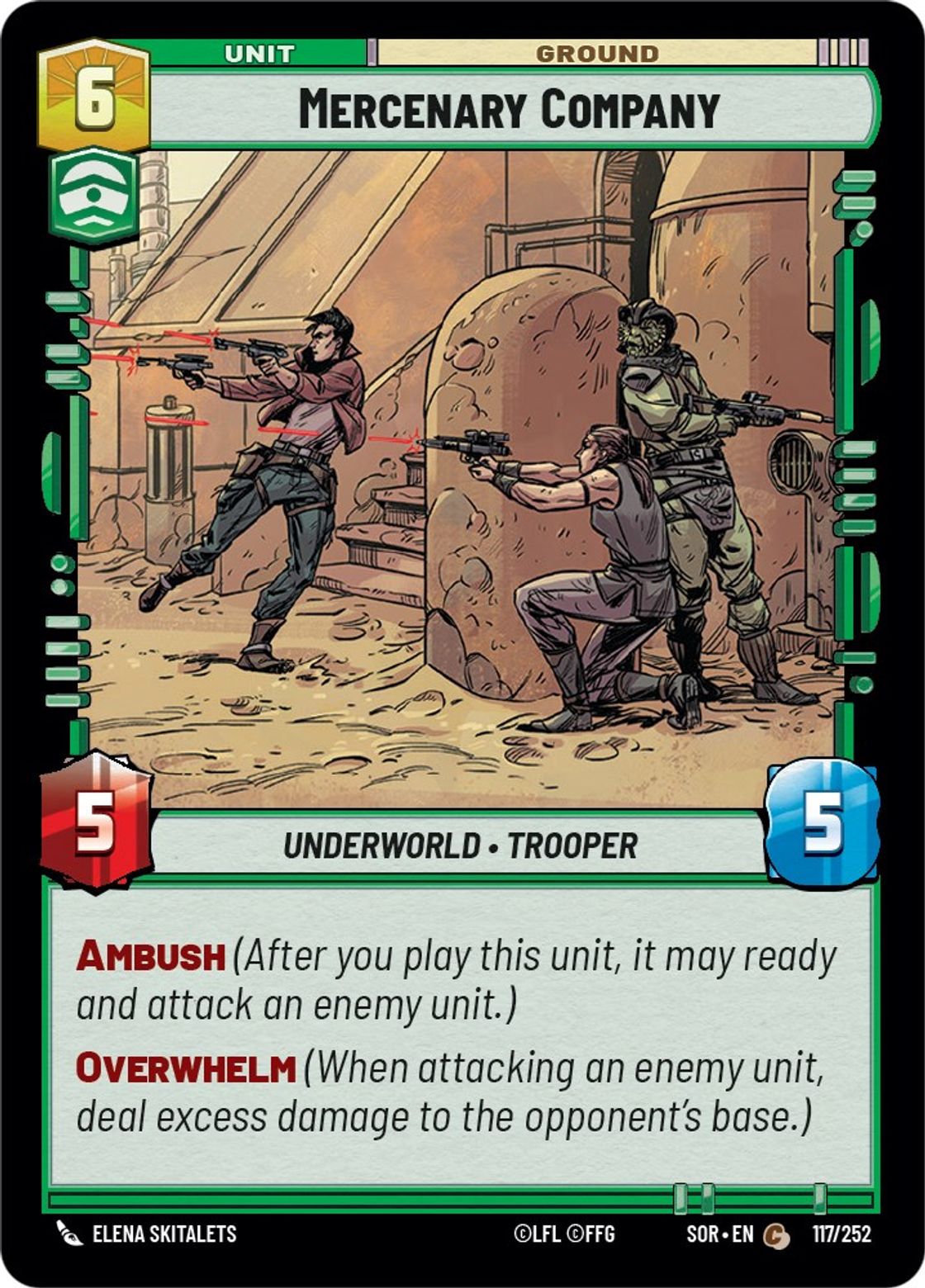 Mercenary Company card art