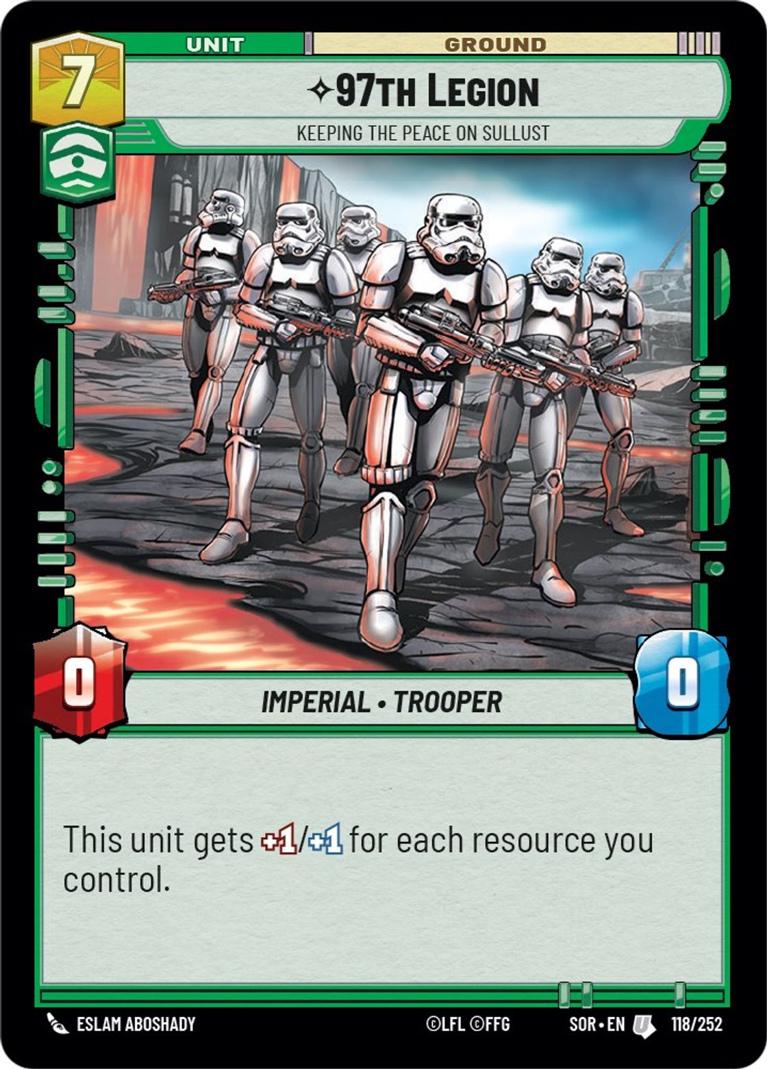 97th Legion, Keeping the Peace on Sullust card art
