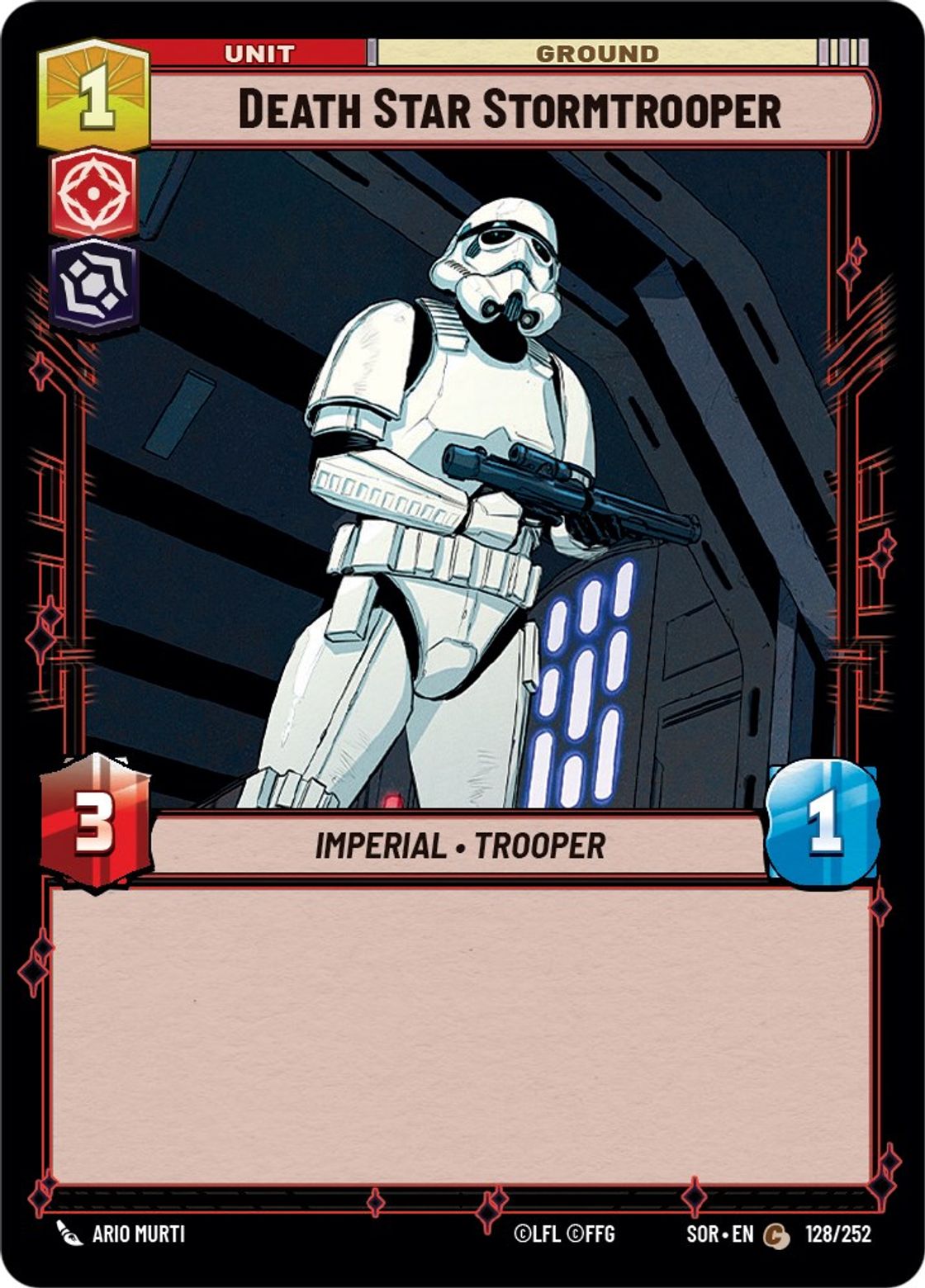 Death Star Stormtrooper card art