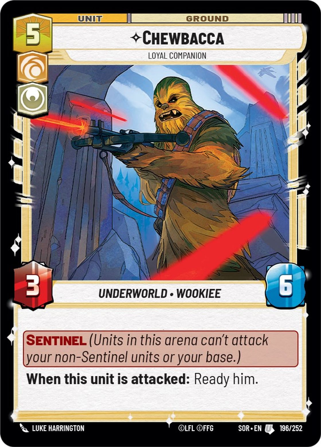 Chewbacca, Loyal Companion card art