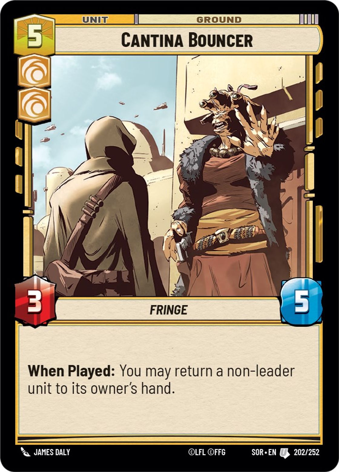 Cantina Bouncer card art