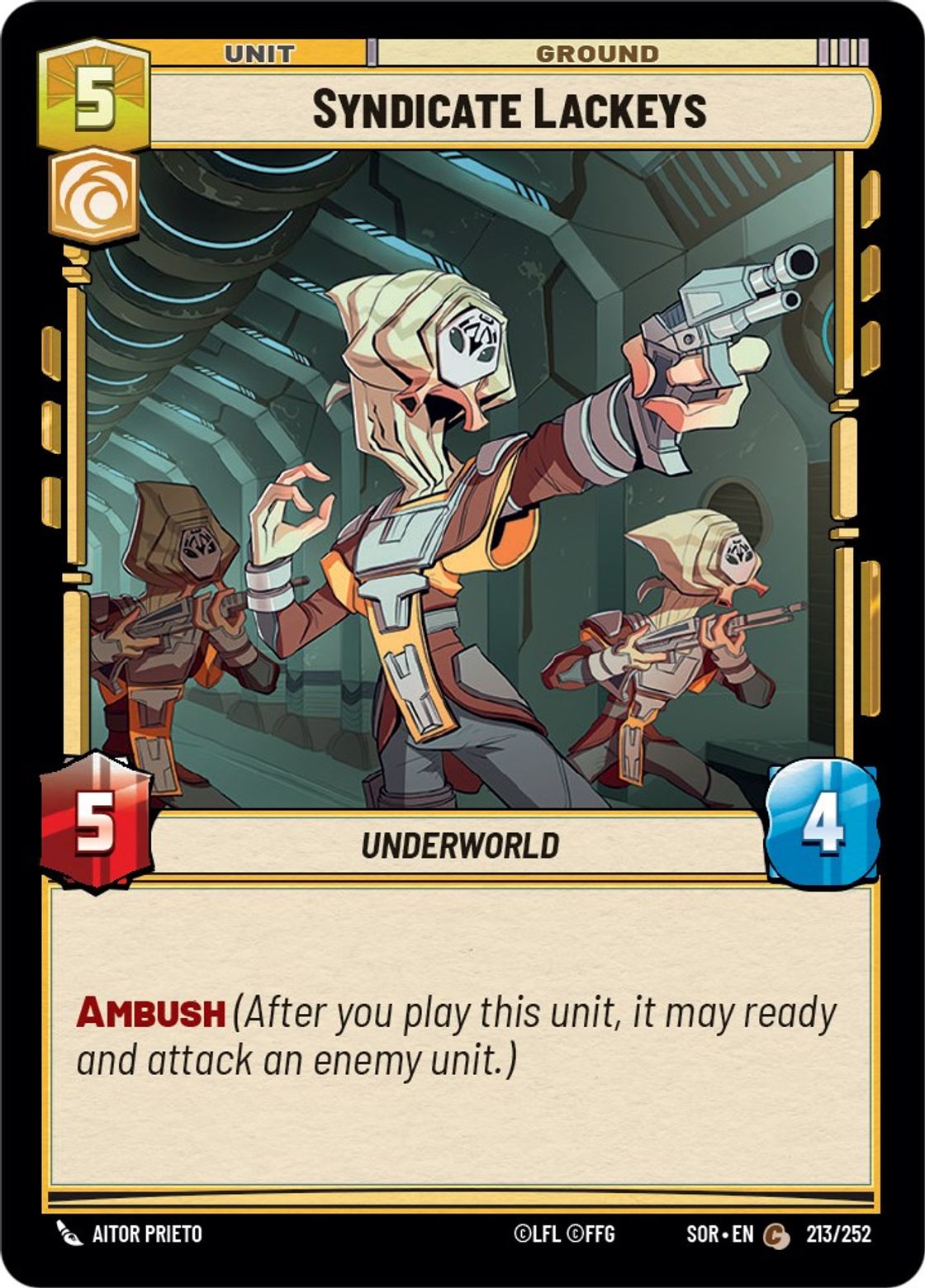 Syndicate Lackeys card art