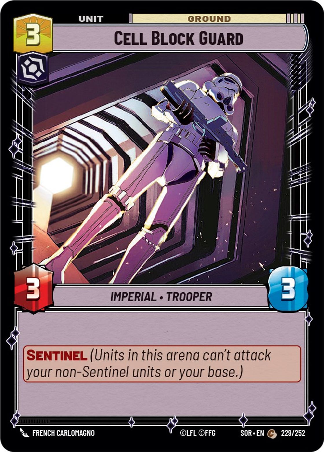 Cell Block Guard card art