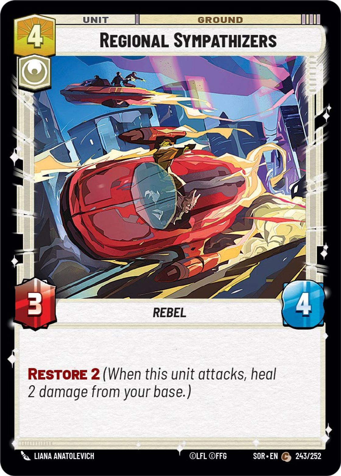 Regional Sympathizers card art