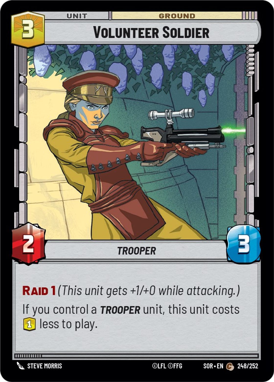 Volunteer Soldier card art